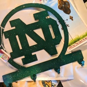NWT Notre Dame Logo Hooks